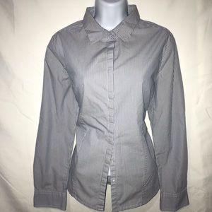 The Limited Blue Striped Sz L Button Down Shirt❤️